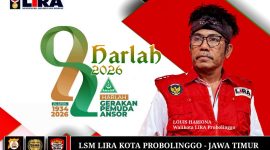 Harlah GP Ansor ke-92, Walikota LIRA Probolinggo Louis Hariona Ajak Pemuda Terus Berkontribusi untuk Bangsa