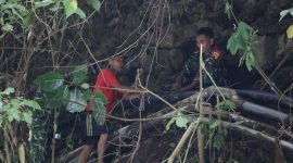 Hubungkan Kecamatan Tiris Dan Kecamatan Maron, Pipanisasi SPAM TMMD Capai 70 Persen