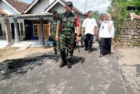 Danrem Tinjau Progres Pembangunan TMMD