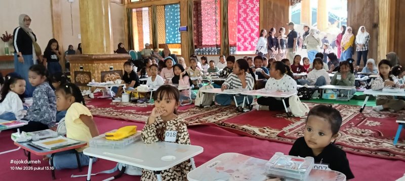 Minggu Ceria: Ratusan Siswa TK dan SD Unjuk Kreativitas dalam Lomba Mewarnai di Nadia Hotel Bromo