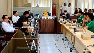 Suasana Audensi PC GP Ansor Kota Probolinggo dengan Pimpinan dan Ketua Komisi DPRD