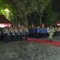 Pelaksanaan apel kehormatan dan renungan suci di  TMP Kraksaan Berlangung Khidmat