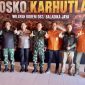 Danrem 083/Bdj Kolonel Inf Wahyu Ramadhanus Suryawan bersama sejumlah pihak dalam rapat kordinasi evaluasi dan penutupan Posko Karhutla TNBTS  