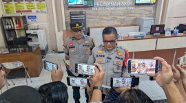 Kasi Humas Polres Probolinggo Kota Iptu Zainullah saat memberikan keterangan terkait seorang gadis berusia 17 tahun di Kota Probolinggo diduga menjadi korban kekerasan seksual